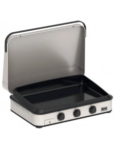 Plancha à  gaz + capot ENOSIGN 80 Inox ENO