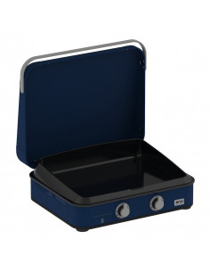Plancha à  gaz + capot ENOSIGN 65 Bleu Navy ENO