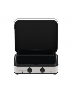 Plancha à  gaz + capot ENOSIGN 65 Inox & Noir ENO 2