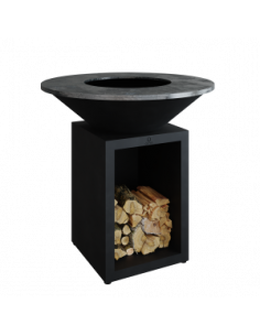 Brasero plancha OFYR Classic Storage Black 100 (avec stockage) Ofyr