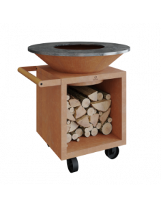 Brasero plancha OFYR Classic Storage Pro 100 Corten Ofyr