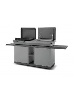 Table roulante pour plancha grill Forge Adour COMBI Forge Adour