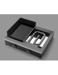 Plancha à  gaz Forge Adour Modern 60 Acier Gris et Noir Forge Adour 2