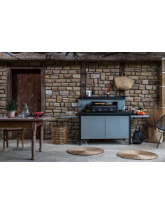 Table roulante avec crédence fermée Forge Adour Forge Adour 2