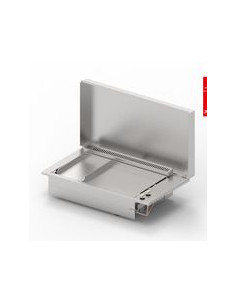 PLANCHA GAZ PLANET OASI 80MIX DOUBLE PLAQUE LISSE 26 + 55 PLANET